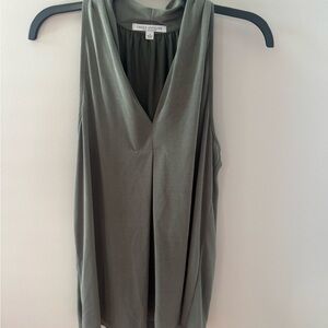 Green Envelope Relaxed Green Tank Top. #A0011